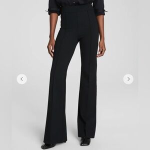 SPANX Black High-Rise Ponte Flare Pant